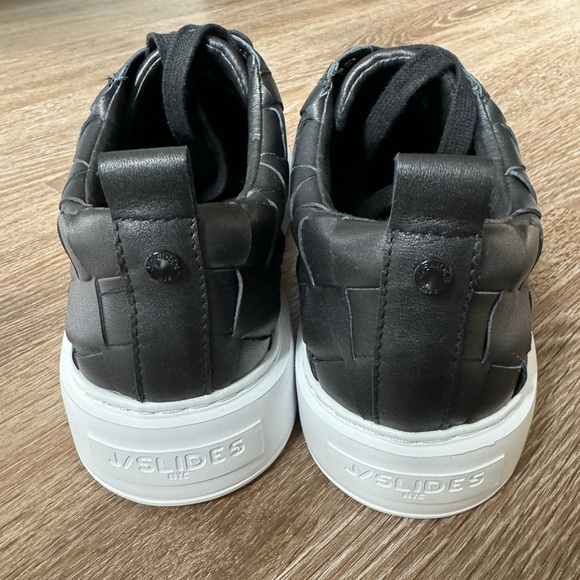 J/Slides NYC Woven Black Sneakers 8.5 - Picture 2 of 6